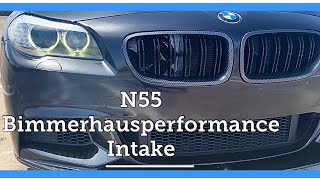 BMW F10 535i Bimmerhaus performance Custom Ram Air Intake and Turbosmart BOV Install [upl. by Stephens291]