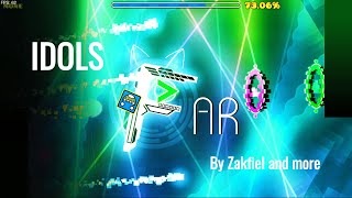 Idols by Zafkiel and more legendary extreme demon  Geometry Dash 2207 [upl. by Entirb986]