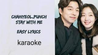 goblin stay with me karaoke with lyrics duet with chanyeol [upl. by Forward250]