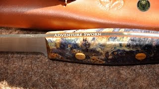 Adventure Sworn Woodsman Bushcraft Knife [upl. by Jephum420]