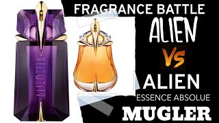 ALIEN by MUGLER VS ALIEN ESSENCE ABSOLUE by MUGLER  Fragrance Review 2020 [upl. by Zurkow]