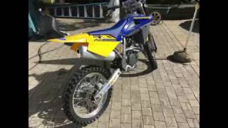 2005 Husqvarna TC 250 trail riding [upl. by Llerraf651]