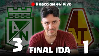 REACCIONES GRAN FINAL IDA NACIONAL 3 VS TOLIMA 1  Liga Betplay 2022 II [upl. by Adlez]