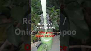 Rosemary onion shampoo 100ml Rs100 Whatsapp 9445805754 [upl. by Hanima]