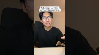 När man har glömt namnet sannythai shorts namn humor relatable [upl. by Hsemin101]