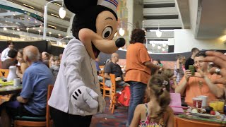 Chef Mickeys Character Dining in Disneys Contemporary Resort HD 1080p [upl. by Kola]