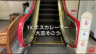 【東芝】1X エスカレーター 大宮そごう 1X escalator Omiya SOGO department store Saitama Japan [upl. by Anneiv]