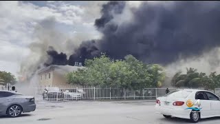 Questions raised about safety property manager of Miami Gardens apartment building after fire [upl. by Alyakim]