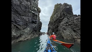 Sea Kayaking at North and South Stack Anglesey [upl. by Ashatan]