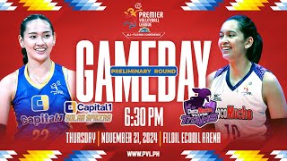 CAPITAL1 vs CHOCO MUCHO  Full Match  Preliminaries  202425 PVL AllFilipino Conference [upl. by Atsylac]