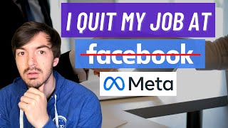 I Quit My Job At Facebook [upl. by Ateekahs]