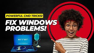 Fix Windows Problems Powerful CMD Tricks 💪 [upl. by Ienttirb60]