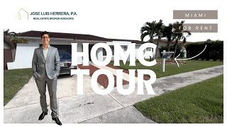 Home Tour  For Rent in Miami Jose Luis Herrera PA 2024 [upl. by Tabshey]