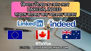 ABSOLUTE BEST Way to Apply for Jobs in ANY Country Using LinkedIn travelinformation [upl. by Julissa471]