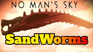 No Mans Sky Worlds Sandworms [upl. by Lodmilla]