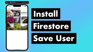 SwiftUI Firebase Chat 04 Installing Firestore and Saving User Data Collection [upl. by Dierolf]