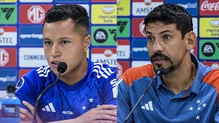 🦊🎙️ENTREVISTA  Moisés Moura e Marlon  Cruzeiro 1 x 0 Uníon La Calera [upl. by Eatnahc]