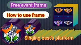 HOW TO GET A FREE VERIFIED FRAME SETUP Starmanch  event frame kaise lgaye how to use frame in SM [upl. by Sharron]