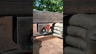 not everyone knows the technique of welding gate wheels [upl. by Atineb]