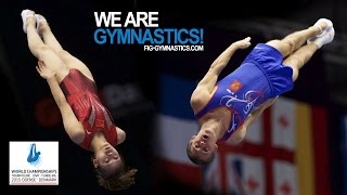 2015 Trampoline Worlds Odense DEN – Team Finals  ChinaRussia 22 [upl. by Elspet]