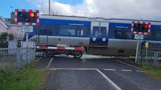 Fast to Flat Ballykelly Level crossing Londonderry [upl. by Nayd]