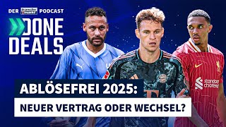 Ablösefrei 2025 Was passiert mit Neymar Kimmich amp AlexanderArnold  TRANSFERMARKT [upl. by Hilleary501]