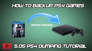 How To Backup PS4 Games on 505 Firmware Dumper Tutorial [upl. by Tish303]