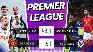 Tottenham sepulto al VillaUnited y Chelsea empataron Caicedo marcó el empate premierleague [upl. by Leshia]