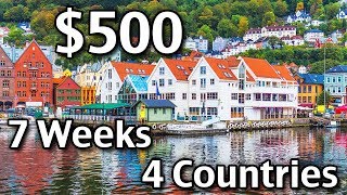 How To Plan Your Trip To Europe  Budget Travel Tips  500 4 countries 7 weeks [upl. by Annaiel227]