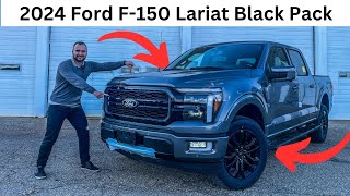 2024 Ford F150 Lariat Black Pack  Whats New With The 2024 F150 Lariat 502a Everything You Need [upl. by Siuoleoj612]