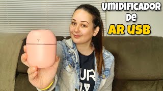 RESENHA DE COMO FAZER FUNCIONAR O UMIDIFICADOR DE AR USB [upl. by Airbas]