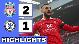 Salah Shines Jones Scores 🔥Liverpool Stays Top After Intense 21 Victory vs Chelsea [upl. by Dnilasor]