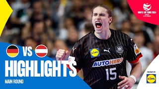 BIGGEST SURPRISE OF THE EURO  Germany vs Austria  Highlights  Mens EHF EURO 2024 [upl. by Iuq]