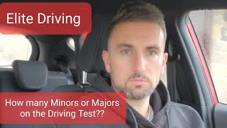 How To Pass The Driving Test UK How Many Minors amp Majors On The Test How To Avoid Failing The Test [upl. by Iroj480]