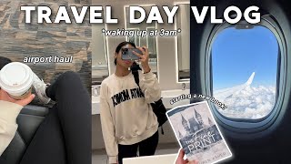 TRAVEL DAY VLOG ✈️ 6am flight airport haul current read amp more AIRPORT VLOG 2022 [upl. by Nosnah468]