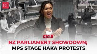 LIVE New Zealand Maori MPs disrupt parliament with haka protests [upl. by Gerk]