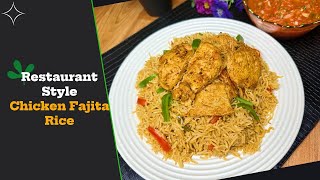 The Best Chicken Fajita Rice Easy Mexican Fajita Rice Recipe [upl. by Megan]