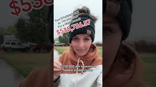 53873657 being saved in ONE Federal sstudent Loan She is one happy woman [upl. by Metts]