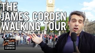 James Corden Walking Tour of London [upl. by Chick]