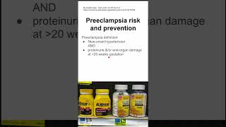 Preeclampsia risk and prevention [upl. by Primrosa]