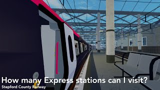 SCR How many Express stations can I visit in 1 hour [upl. by Ashil610]