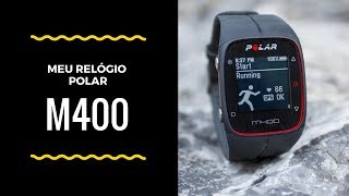 Meu Relógio Polar M400 Análise [upl. by Ailedua]