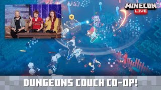 MINECON Live 2019 Coop in Minecraft Dungeons [upl. by Cade]