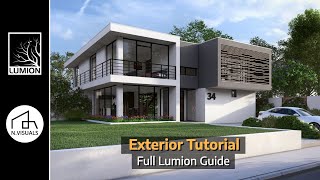 Lumion 2023  Realistic Exterior Render Tutorial Full Guide [upl. by Nitsoj]