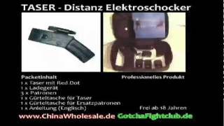 Taser  Distanz Elektroschocker Vorführung [upl. by Thalia]