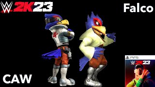 WWE 2K23 CAW  Falco Lombardi [upl. by Quinta852]