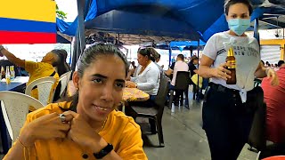 Downtown Barranquilla Colombia Seafood Restaurant [upl. by Sorci]