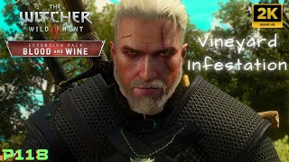 THE WITCHER 3 Wild Hunt  Wine Wars Belgaard Part 118 Side Quest 2K 60FPS PC [upl. by Enelyaj46]