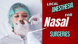 A Better Way to Apply Nose Local Anesthesia nasal anesthesia [upl. by Etnohs]