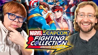 We PLAYED Marvel Vs Capcom Fighting Collection w jwonggg [upl. by Harilda]